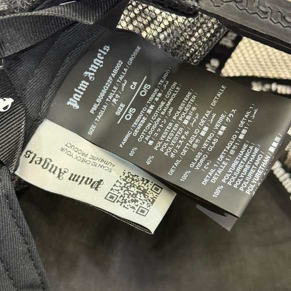 Palm Angels Rhinestone Logo - Vegas Motiff - NEW WITH BAGS - Picture 6 of 6